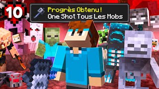 Jai tué Tous les Mobs avec la MASSE sur Minecraft Hardcore [upl. by Girand46]