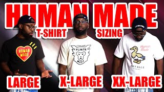 ❤️彡Human Made❤️彡 TShirt Sizing comparison [upl. by Kristie]