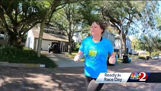 How a local mom is training for the OUC Orlando Half Marathon [upl. by Lesh945]