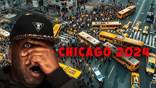 New Video Of MIGRANT BUS Arrival In Chicago Goes Viral [upl. by Ahset]