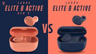 Jabra Elite 8 Active Gen 2 VS Jabra Elite 8 Active [upl. by Ellednek]