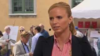 Almedalen 2013  Sara Skyttedal KD frågas ut [upl. by Afnin]