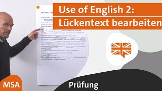 Use of English 2 Lückentext bearbeiten MSA 2016 Bayern  alpha Lernen Prüfung erklärt Englisch [upl. by Llekcor]