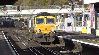 66 703 and 66 745 at Orpington 22 Nov 24 [upl. by Studley286]