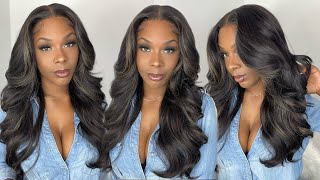 This is Gorgeous ✨🤌🏾 Sensationnel Cloud 9 What Lace 13x6 Lace Frontal Wig Glenna  HairSoFly Shop [upl. by Enelkcaj]