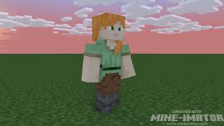 walk animation frist time i use mine imator [upl. by Iegres144]