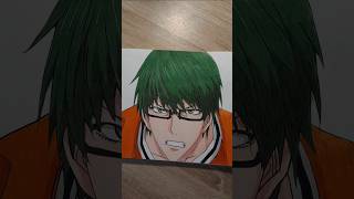 Midorima Shintarou 💚✨  KnB drawing shorts drawing animeart sketch colouring kurokonobasket [upl. by Heall]