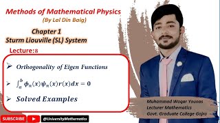 Orthogonality of Eigen Functions with examples  Lecture 8 [upl. by Iaverne]