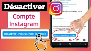 Comment désactiver un compte Instagram sur téléphone   Désactiver Son Compte Instagram 2024 [upl. by Essy464]