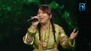 Tenzing Dolma Gurung quotHariyo Dada Maathiquot  The Voice of Nepal Season 5 2023 [upl. by Armalda]