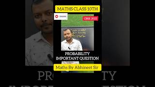 Probability important question class10 maths shortsfeed ytshorts viral probability mcq cbse [upl. by Arivle277]