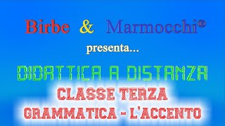 Classe terza primaria  Grammatica  Laccento [upl. by Enitsud]