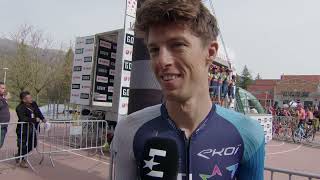 George Bennett  Interview at the start  Stage 3  Volta Ciclista a Catalunya 2024 [upl. by Prussian396]