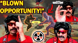 DrDisrespect Almost UNINSTALLS Warzone after Verdansk NUKE Event [upl. by Elwyn996]