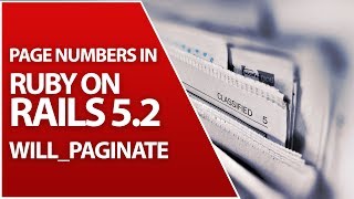 Page Numbers With Will Paginate Covers Arrays  Ruby On Rails 52 [upl. by Branden]