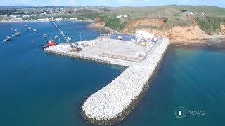 New 50 million wharf opened on Chatham Islands [upl. by Burkley271]