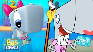 Bob Esponja  ¡Las etapas de la vida de Perlita ⏰ De ballena bebé a porrista adolescente  Español [upl. by Berners]