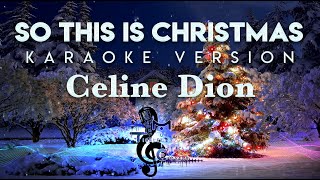 Celine Dion  So This Is Christmas [upl. by Heyde]