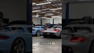 Tough decision when they both sound so good🤩 porsche cgt carreragt 918 bodenautohaus shorts [upl. by Chon]