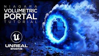 Niagara Fluids Smoke Portal VFX Tutorial in Unreal Engine 53  RealTime Simulation  RedefineFX [upl. by Mychal603]