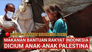 BIKIN HARU❗MAKANAN KIRIMAN RAKYAT INDONESIA DICIUM ANAKANAK😭 [upl. by Nellad]