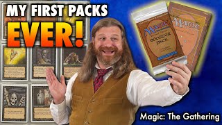 Opening The First Magic The Gathering Packs I Ever Bought [upl. by Nolrac502]