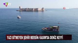 Yazı bitmeyen şehir Mersin Kasımda deniz keyfi [upl. by Aiam]