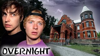 OVERNIGHT in USAs Most Haunted Castle scary [upl. by Renner775]