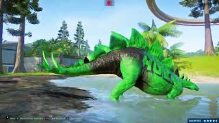 Ankylosaurus Vs Carnotaurus Vs Allosaurus Vs TRex  BATTLE ROYALE  Animal Revolt Battle Simulator [upl. by Anaic]