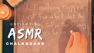 August 8 2023ASMR Chalkboard drawing doodle writing satisfying ASMR Chalkboard no talking [upl. by Adyahs]