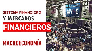 Sistema financiero concepto y participantes de mercados financieros [upl. by Airb205]