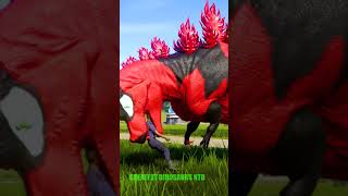 Spiderman CHAOS Giganotosaurus Hunt amp battle  JWE  Superheros Batman vs DeadPool MEGALODON [upl. by Aveneg]