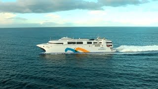 Worlds Fastest Ship Incats Wave Piercing Catamaran [upl. by Benge600]