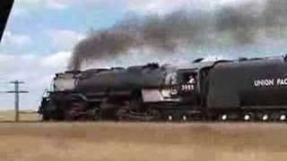 Steam Train Highball UP398570mph [upl. by Wolf]