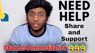 Support Shobhit Nirwan  Channel Demonetization  Help him out 🙏🏼 [upl. by Ennair657]