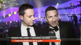 Tras las cámaras de la Gala de Nochevieja Aragon TV Adriana Abenia [upl. by Merrie]