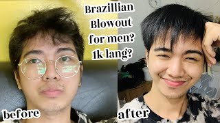 BRAZILIAN BLOW OUT FOR MEN  Effective ba Magkano  Raven DG [upl. by Bak468]