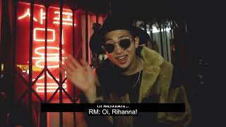 LEGENDADO PTBR NAVER STAR CAST RAP MONSTER WITH WARREN G  PT3 [upl. by Zuliram]