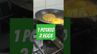 One potato amp two eggs  beautiful tasty breakfast shorts [upl. by Shyamal]