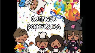 Der Gumpiger Donnerstag 🎭🎊Toca Boca Story deutsch\ [upl. by Ardnusal]