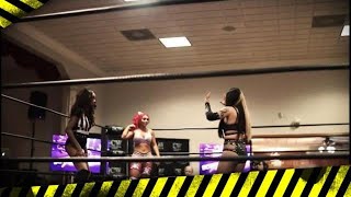 Alex Gracia Vs Vipress wSpecial guest referee Vix Crowfka Alicia Fox [upl. by Yecies]