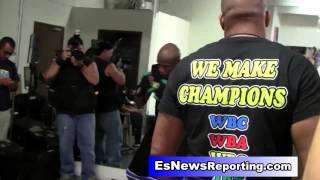 Roy Jones Jr Floyd Mayweather Will Fight Manny Pacquiao May 2015 EsNews [upl. by Atsirhcal]