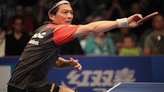 ITTF Legends Tour Highlights Jiang Jialiang Vs Jean Michel Saive 12 FINAL [upl. by Erbua845]