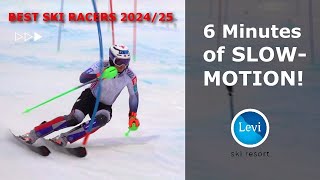 Six Minutes of WC Ski Racers in SLOWMOTION [upl. by Ailana]