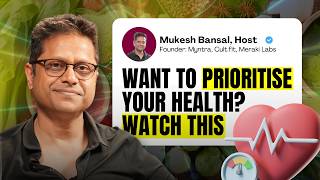 Habits To Hack Your Health And Tips For Longevity  SparX by Mukesh Bansal [upl. by Panthea395]