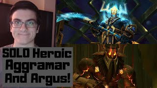 How to Solo Heroic Aggramar and Argus Awesome Transmog [upl. by Fenton]