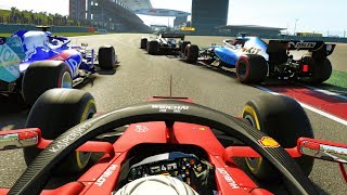 ONE OF THE BEST OVERTAKES IVE MADE ON THIS GAME  F1 2019 CAREER MODE Part 88 [upl. by Gredel]