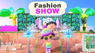 Animal Crossing Fashion Show Winner Receives 500k Bells Summer Themed [upl. by Palecek892]