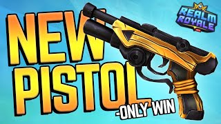 PISTOL ONLY WIN New Weapon in Realm Royale [upl. by Gamali]