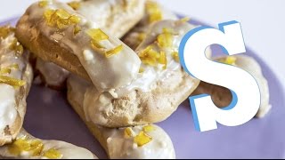 How To Make Caramel Eclairs Recipe  Homemade by SORTED [upl. by Lseil]